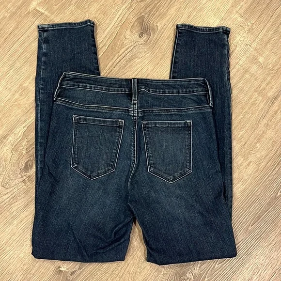 Athleta Sculptek Performance Skinny Dark Wash Jeans Sz 2 - Picture 6 of 11